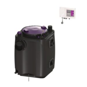 KESSEL Lifting station Aqualift 200 Duo, wastewater without sewage, coded plug, pump control by Control unit, control unit Comfort, with 2 submersible GTF 1250 pumps, operating mode S1